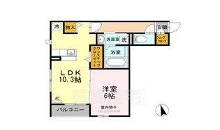 エポラール東別院【2階】の間取り