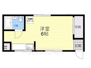 摂陽ハイツ【2階】の間取り