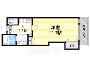 BRANC VERT(ブランヴェール)【2階】の間取り