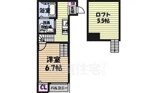 コーエイII【2階】の間取り