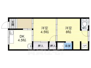 あおい荘【2階】の間取り