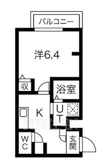 エヌエムスワサントヌフサウス【2階】の間取り
