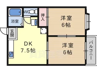 メゾン桜ヶ丘【2階】の間取り