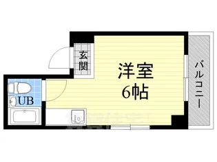 コーポエスポワール【3階】の間取り