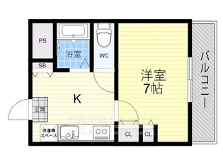 スペランツァ【0202号室】の間取り