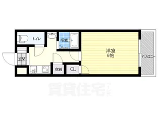 ハイツ岡本【2階】の間取り
