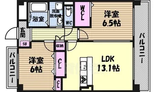 serenado(セレネイド)【3階】の間取り