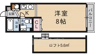 アビタ細川たかつき【4階】の間取り