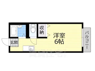 シティーハイツ天神【2階】の間取り