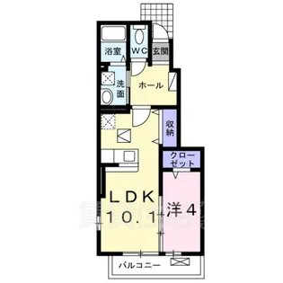 ベルベットポー【1階】の間取り