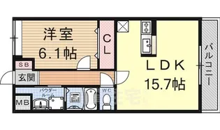 ブリックヤード【5階】の間取り