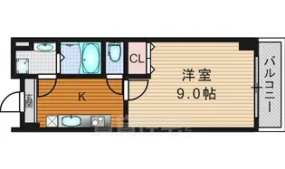 エリーフラッツ桂南【3階】の間取り