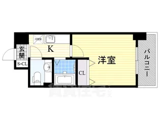 フロンティアタワー名駅南(旧CITY SPIRE 名駅南)【10階】の間取り