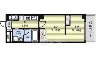 1LDKの間取り画像