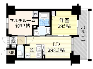 エステムプラザ神戸西4インフィニティ【11階】の間取り