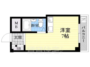 ウィズテリア蔵之内【2階】の間取り