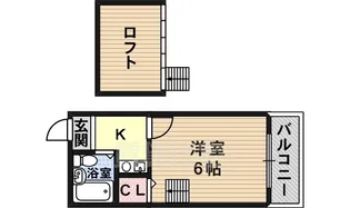 サニーコート松原【2階】の間取り