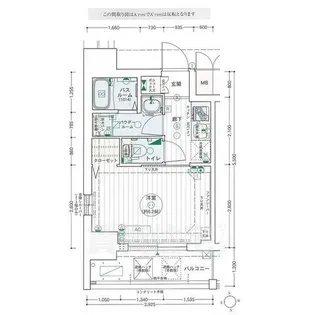 エステムコート名古屋泉プラチナムゲート【6階】の間取り