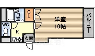 セントラル淀川【4階】の間取り