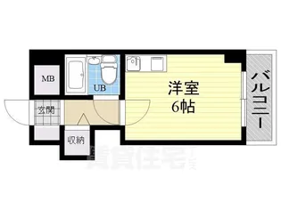 1Rの間取り画像