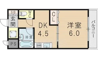 ギャレグラニティ【302号室】の間取り