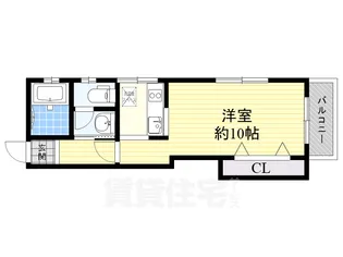 大阪府茨木市舟木町【アパート】の間取り