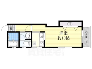 大阪府茨木市舟木町【アパート】の間取り