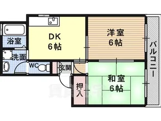 フレグランス【1階】の間取り