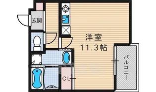 ルチルツー【3階】の間取り