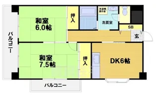 プラムタウンイマイ【2階】の間取り