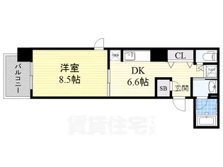 セノアタワー泉【12階】の間取り