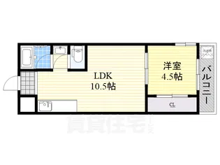 桜宮ハイツ【5階】の間取り
