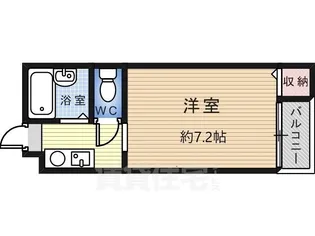 ミドウスジ堺【1階】の間取り