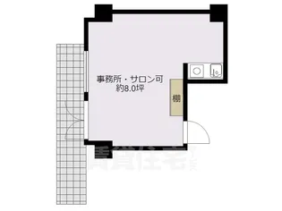 ラスメゾン那古野【1階】の間取り