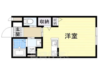 クリサンスコート【1階】の間取り