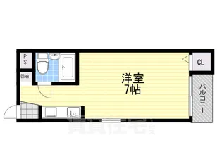 コーポ片町【2階】の間取り
