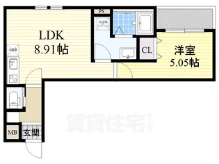ガレリア大阪空港【2階】の間取り