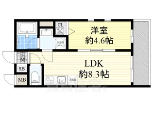 ガレリア大阪空港【3階】の間取り