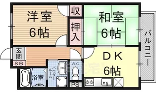 リバティハウス守山【2階】の間取り