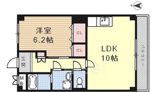 アバンス【1階】の間取り