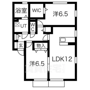 ガーデンパークB棟【2階】の間取り