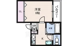 幸福マンション【2階】の間取り