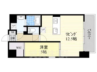 パークアクシス名古屋山王橋【15階】の間取り