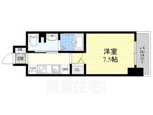 パークアクシス名古屋山王橋【5階】の間取り