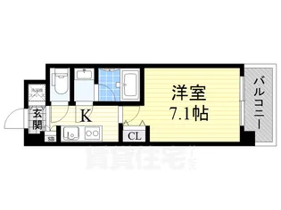 大阪府大阪市旭区赤川3丁目【マンション】の間取り