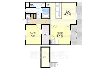 タダスビル【4階】の間取り