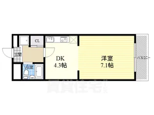 大和郡山リバティ六番館【2階】の間取り
