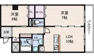 アルペンローゼ【2階】の間取り