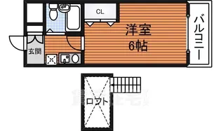 シティパレスやすらぎの道P-3【3階】の間取り