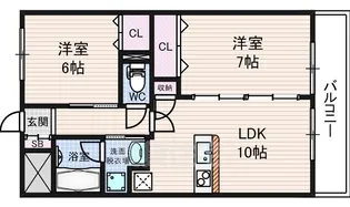 アルペンローゼ【4階】の間取り
